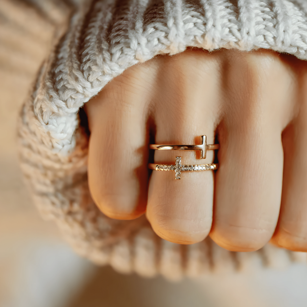 Złoty Pierścionek Błogosławieństwa - Prezent dla Mojej Córki