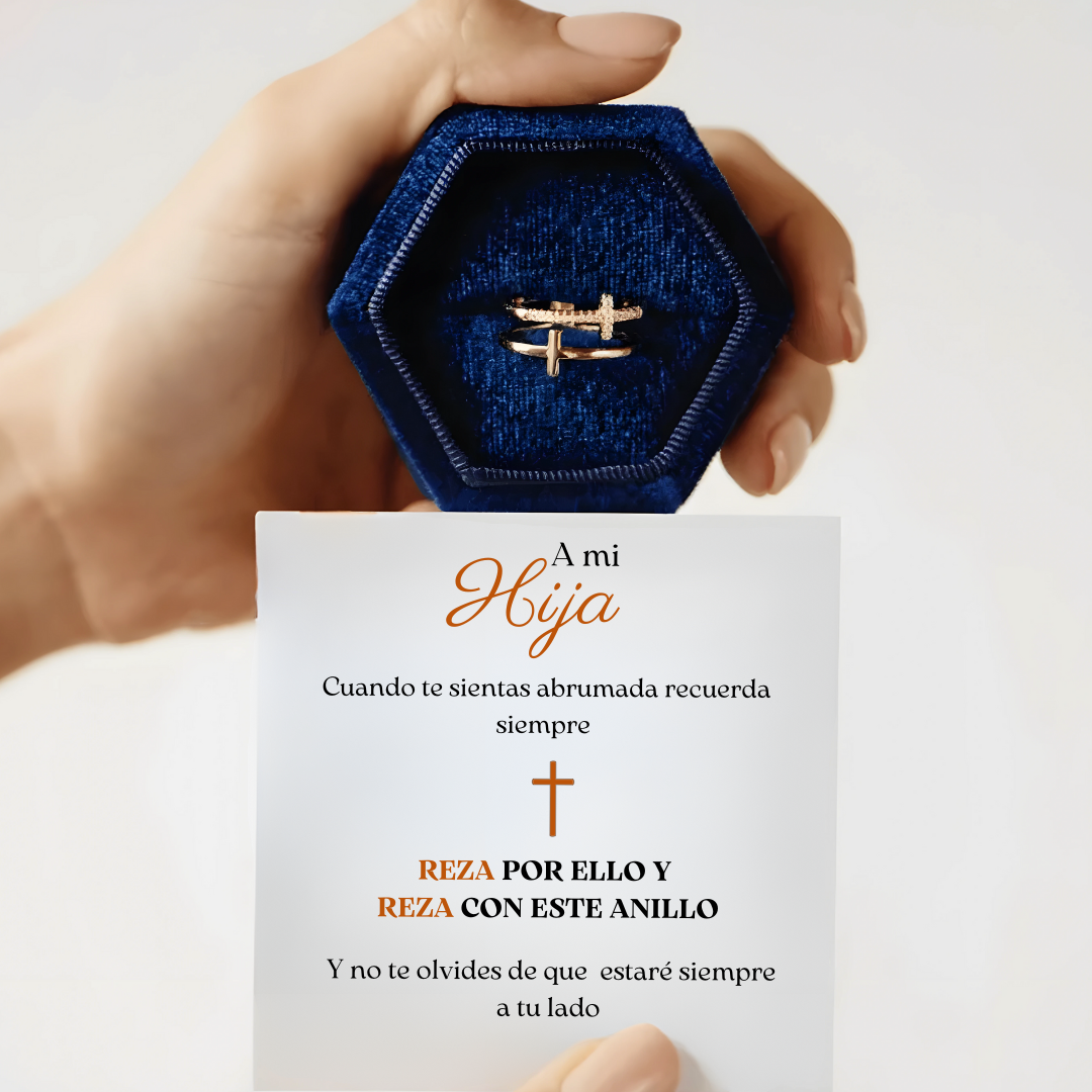 Złoty Pierścionek Błogosławieństwa - Prezent dla Mojej Córki