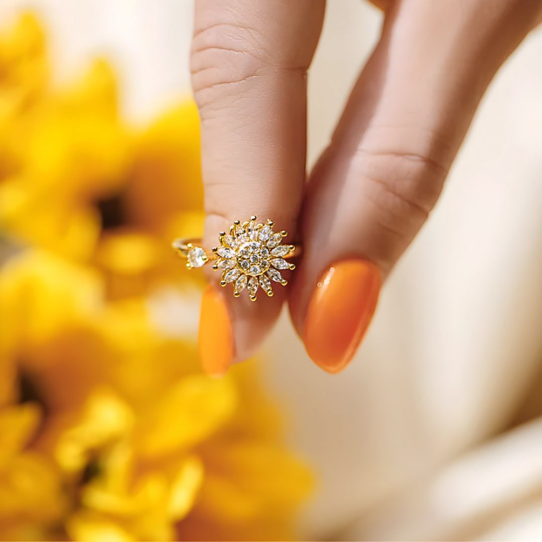 Pierścionek Słonecznikowy - Symbol Miłości i Przyjaźni