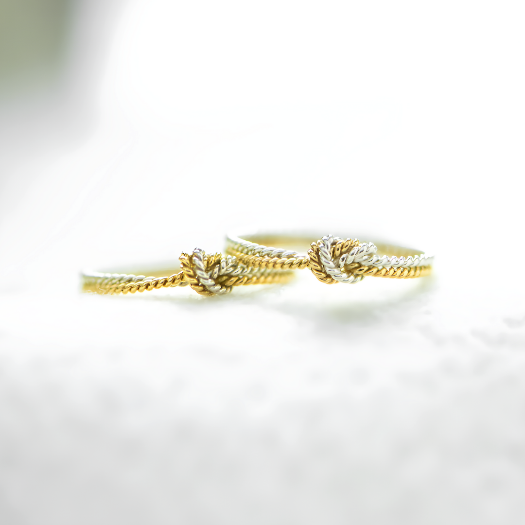 Pierścionek Węzeł Miłości - Prezent dla Mamy