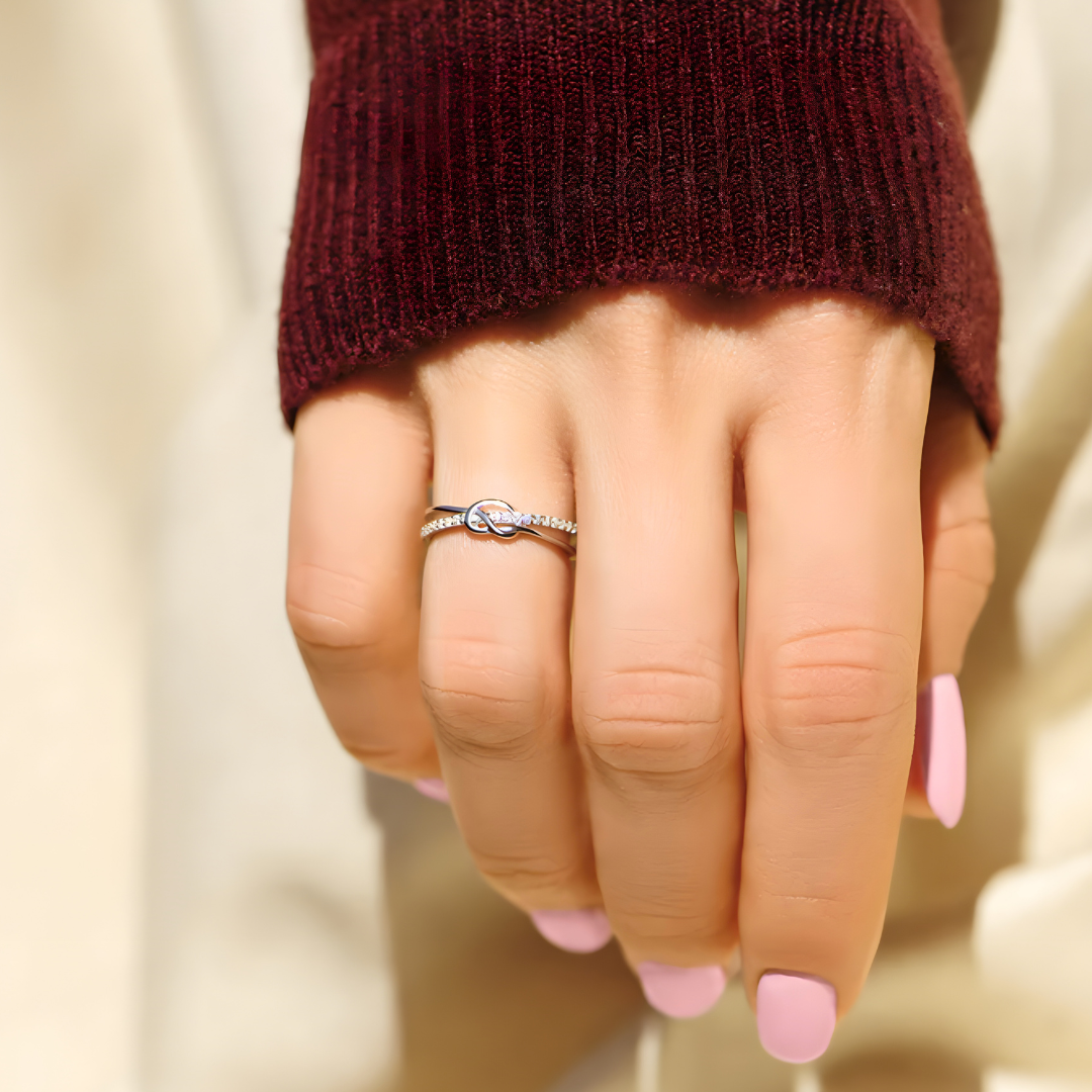 Serce Węzłowy Pierścionek