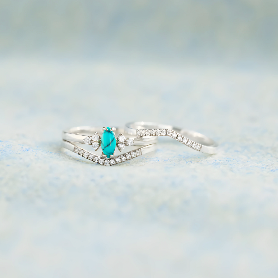 Zestaw Doble Alma w Kolorze Turkusowym