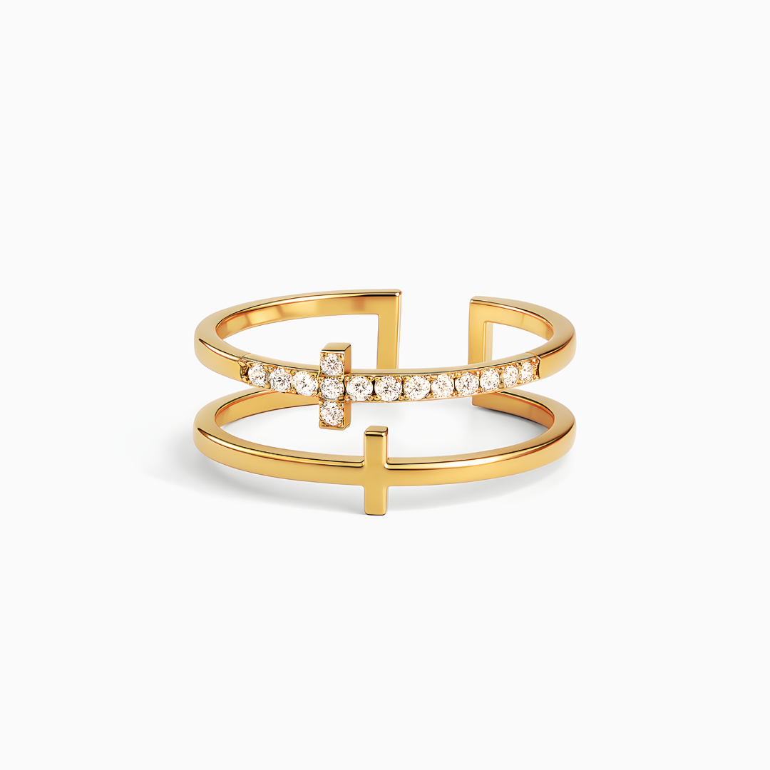 Złoty Pierścionek Błogosławieństwa - Prezent dla Mojej Córki