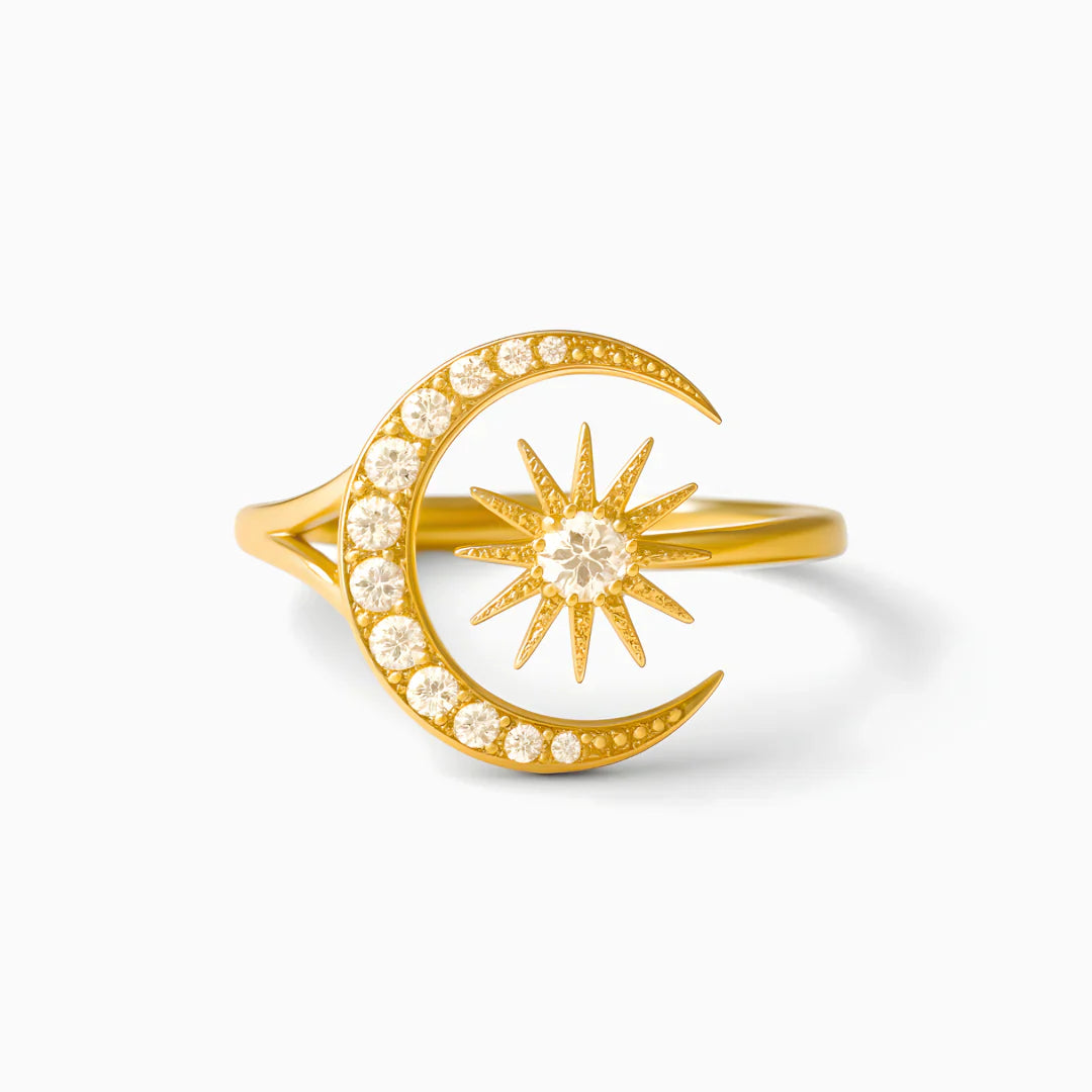 Pierścień z Motywem Księżyca