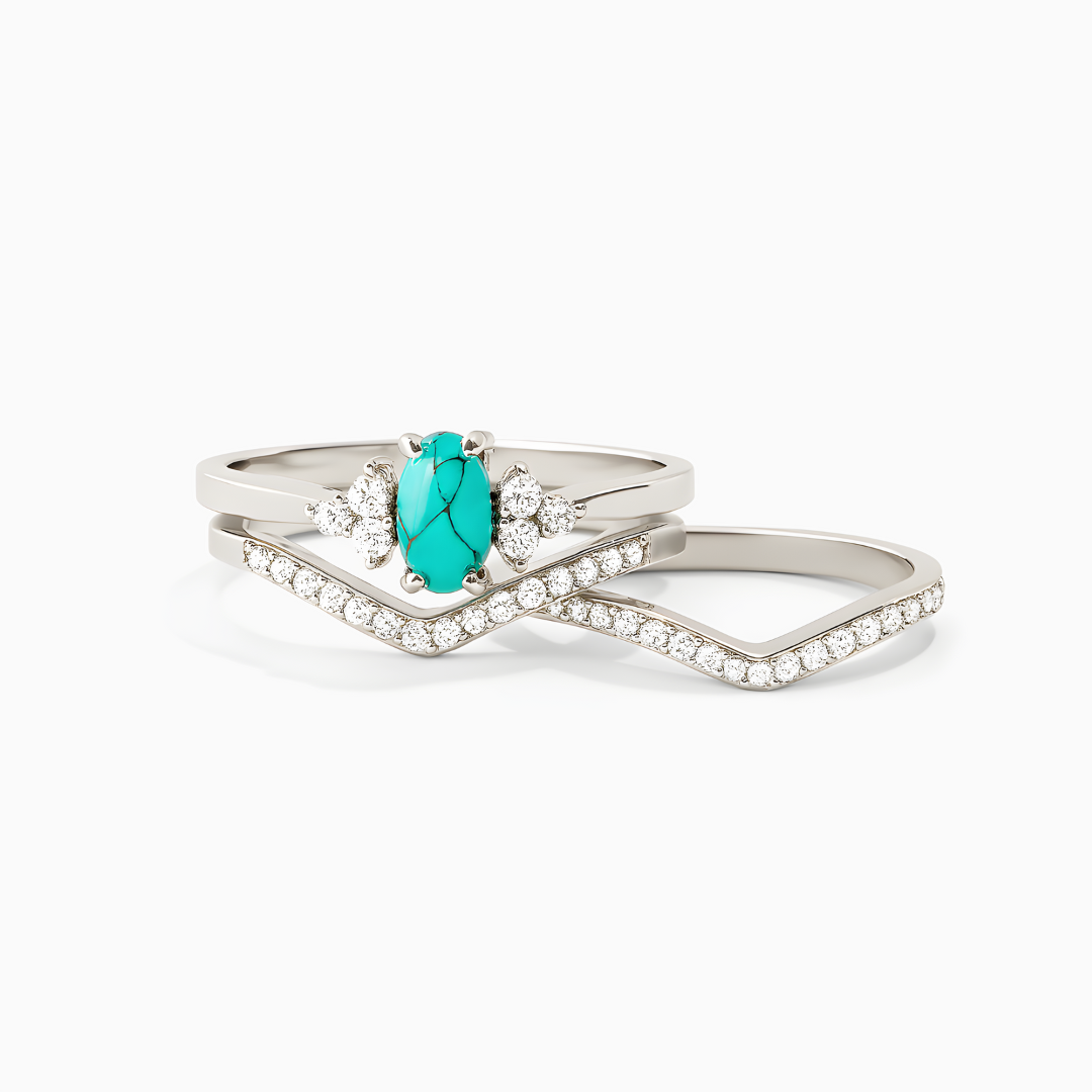 Zestaw Doble Alma w Kolorze Turkusowym