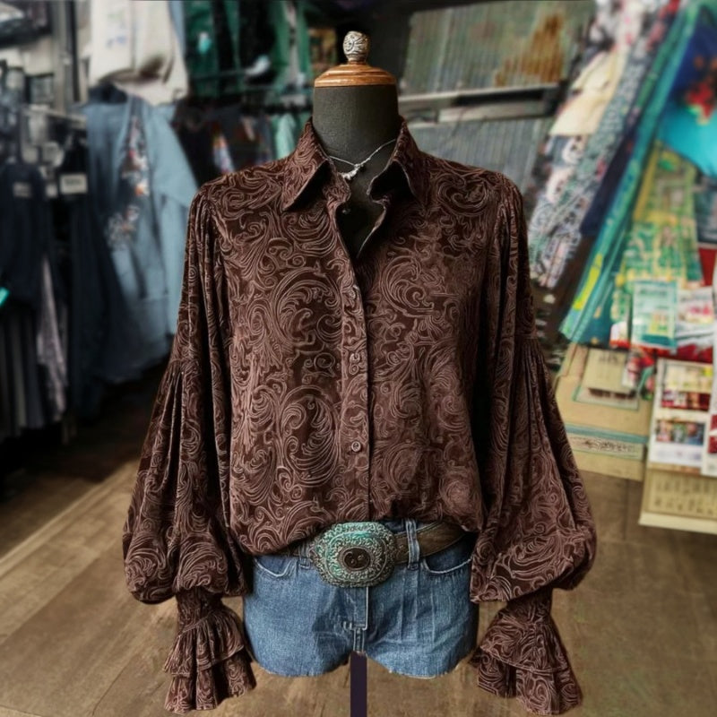 Swobodna bluzka w stylu vintage