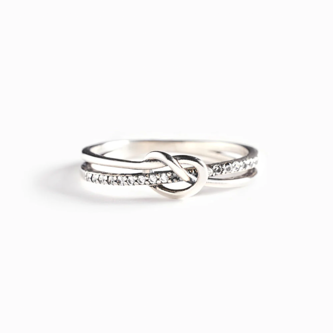 Pierścionek Serce Węzła - Ty i Ja