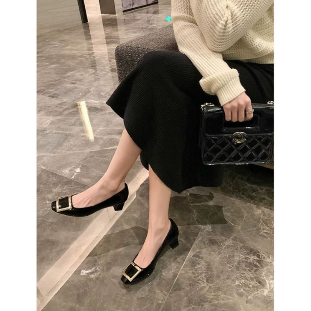 Narella™ | Eleganckie sandały na średnim obcasie z kwadratowym noskiem