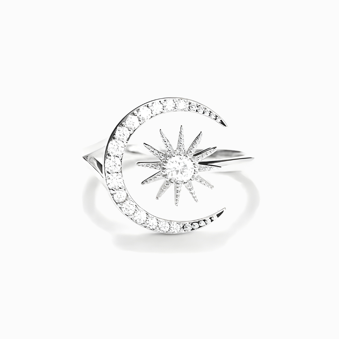 Pierścień z Motywem Księżyca