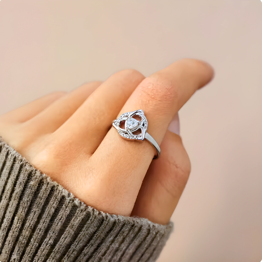 Pierścień z guzikiem