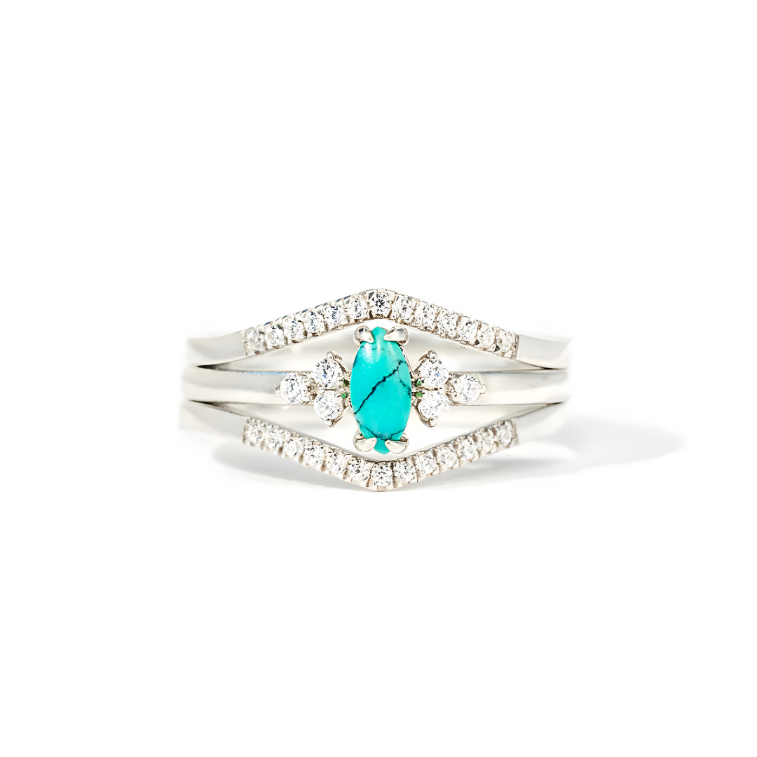 Zestaw Doble Alma w Kolorze Turkusowym