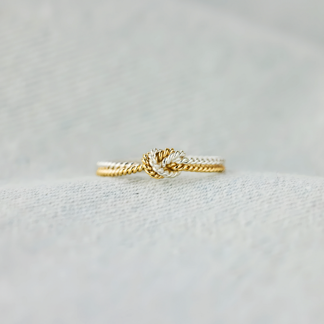 Pierścionek Węzeł Miłości - Prezent dla Mamy